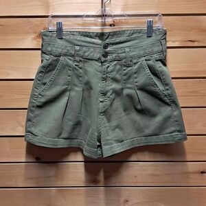 Veronica Beard High Waist Green Shorts Size 28